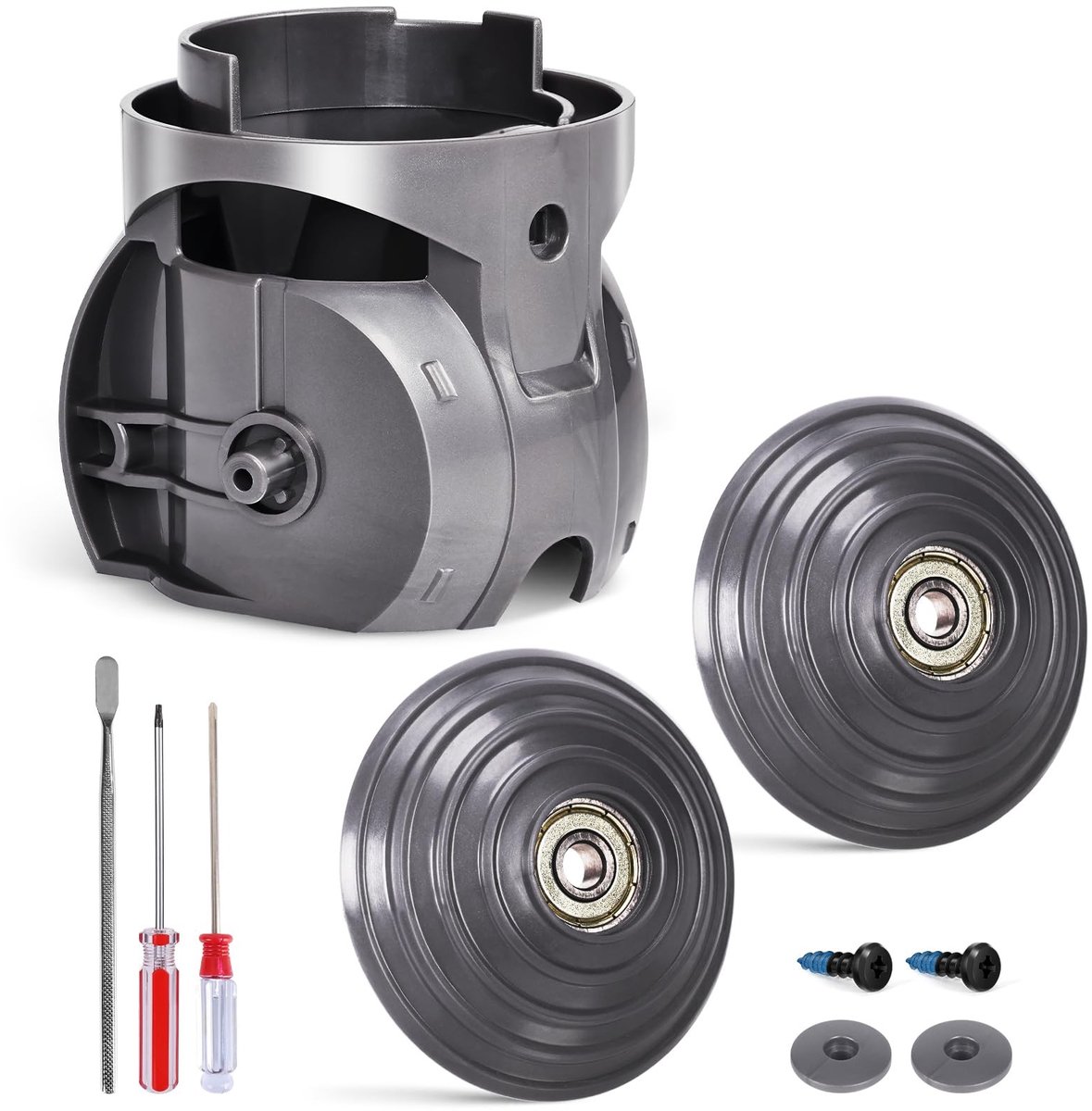 Omgoods - Vervangende Zuigmond en Wielen voor Dyson V10 V11 V15 Stofzuiger