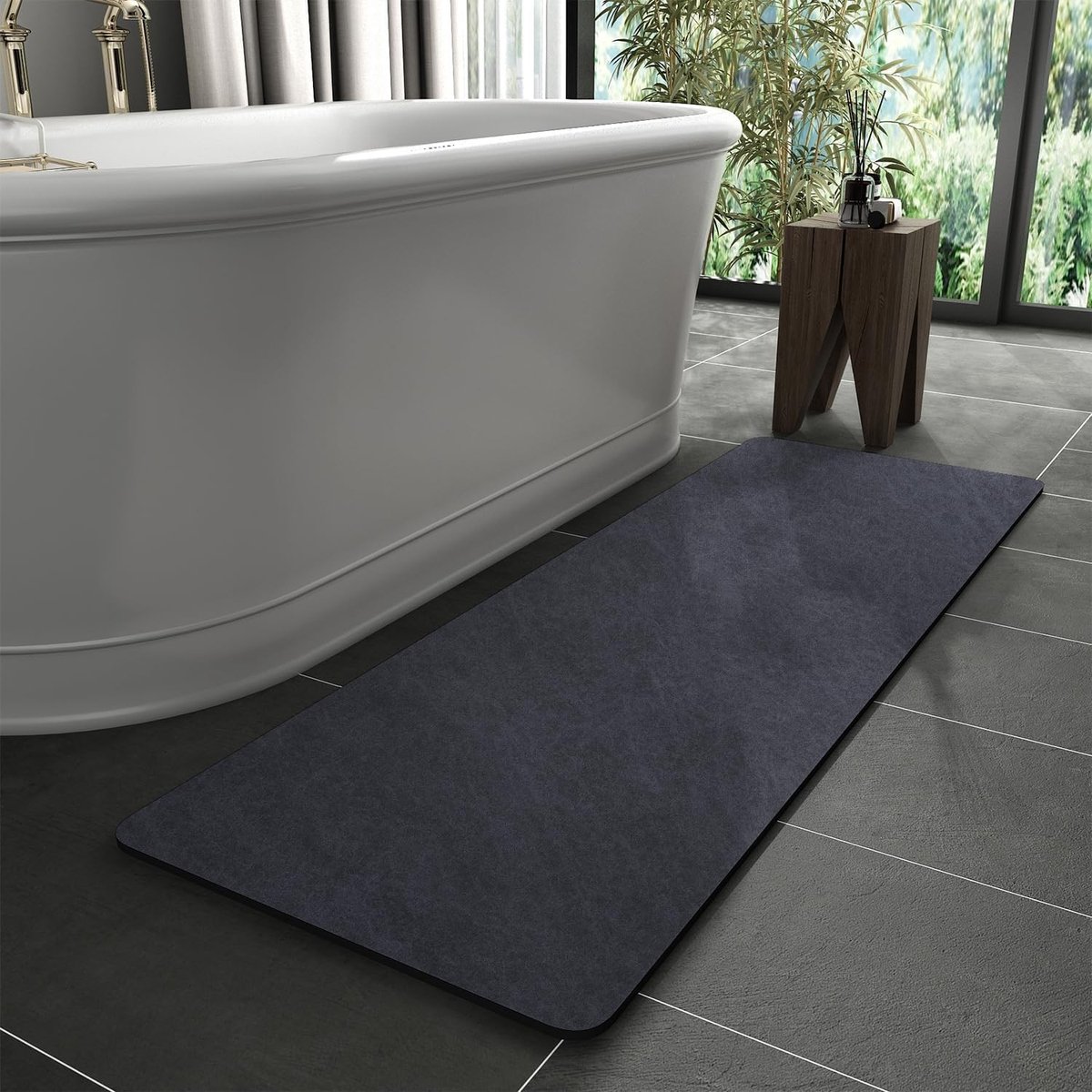 Omgoods - Antislip Badmat, Superabsorberend en Sneldrogend, 40 x 120 cm