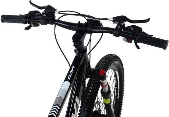 Davi Terrano – Mountainbike – 26 inch – 21 versnellingen – Schijfremmen – Voorvork met vering – Zwart/Wit — afbeelding 4