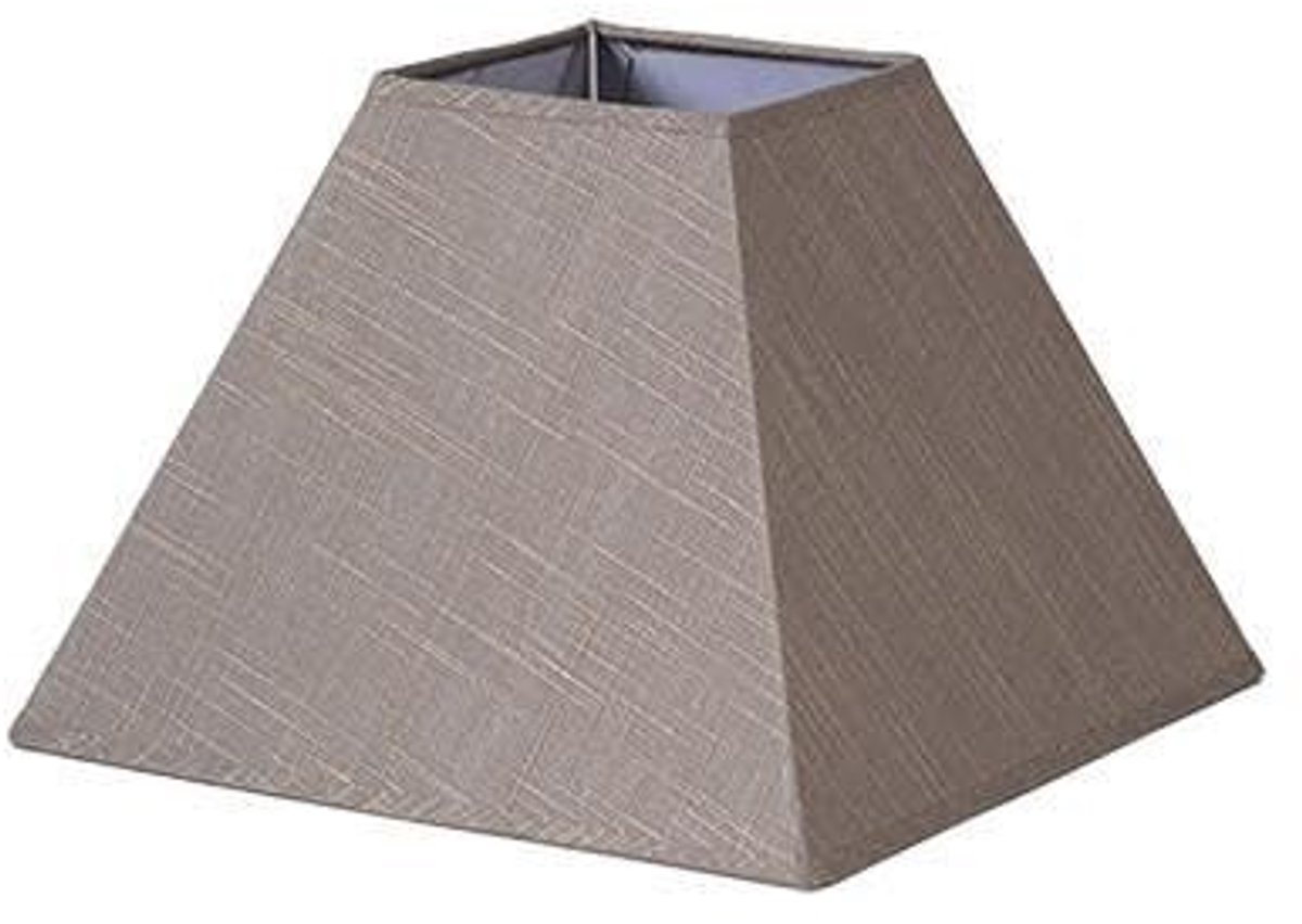 Omgoods - Elegante Grijze Linnen Lampenkap E27