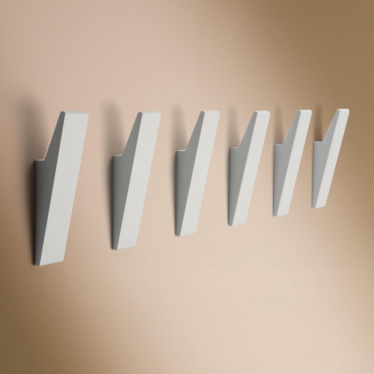 Omgoods - Design Hamburg Garderobehaken - Set van 6 Wandhaken
