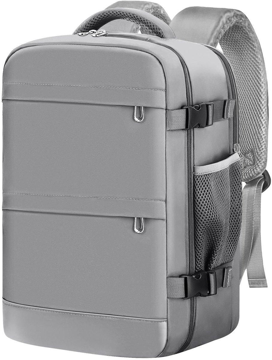 Omgoods - Cabin Bag voor Ryanair, Onderzit Bagage, 20L, Grijs