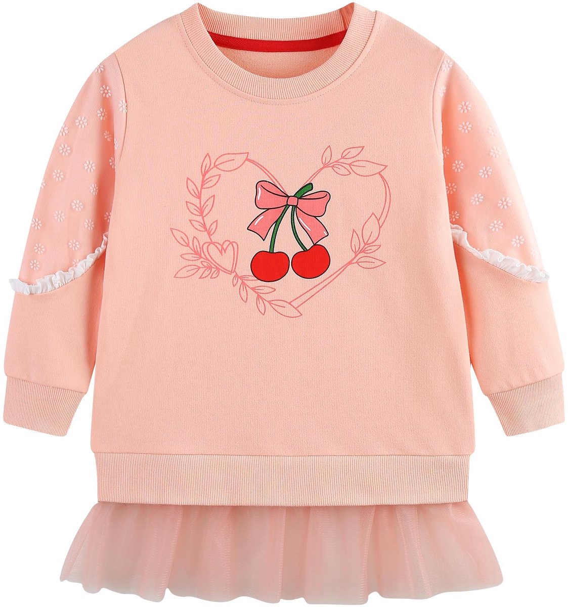 Omgoods - Meisjes Trui met Lange Mouwen en Schattige Print voor Kinderen