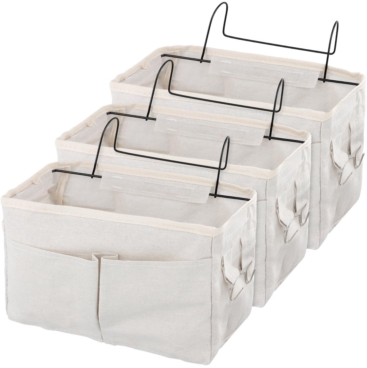 Omgoods - Set van 3 Hangende Bed Organizers voor Opberging