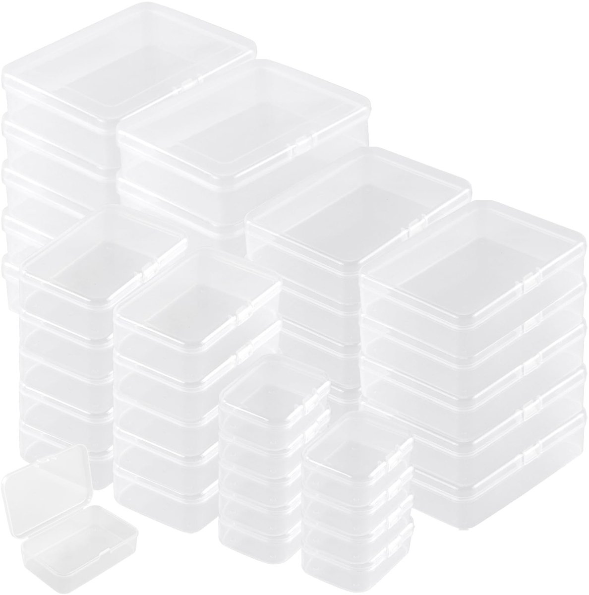 Omgoods - Set van 40 Kleine Opbergdozen met Deksel