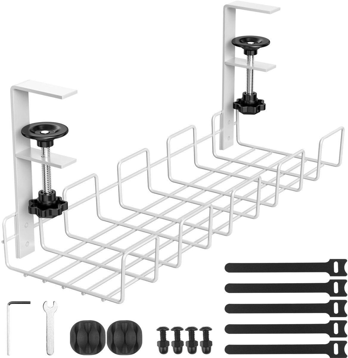Omgoods - Kabelorganizer voor Bureau met Open Ontwerp voor Eenvoudige Beheer