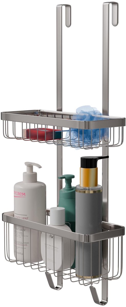Omgoods - Hangende Douche Caddy met 2 Lagen voor Badkamer
