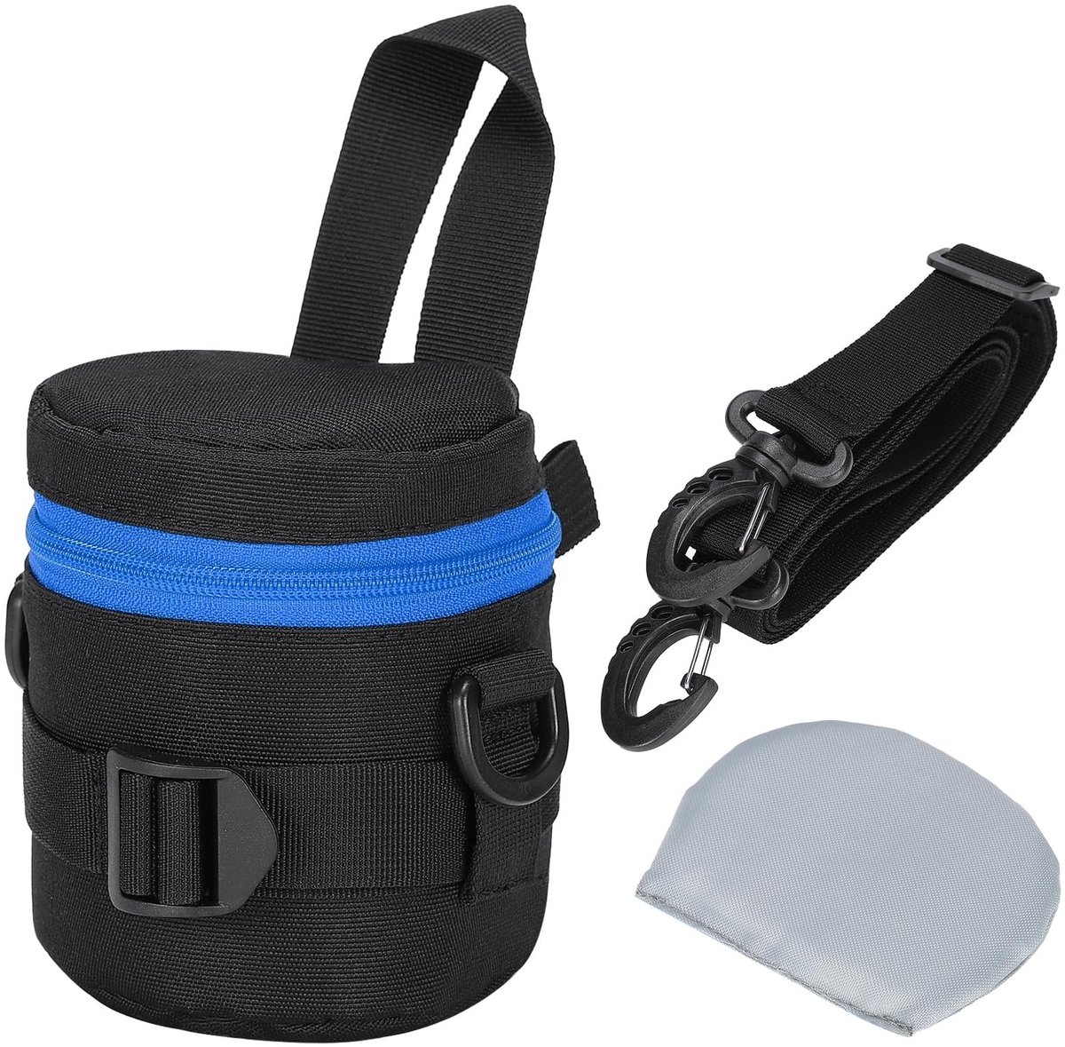 Omgoods - Schokbestendige Lens Pouch Case met Riem voor Camera Lenzen