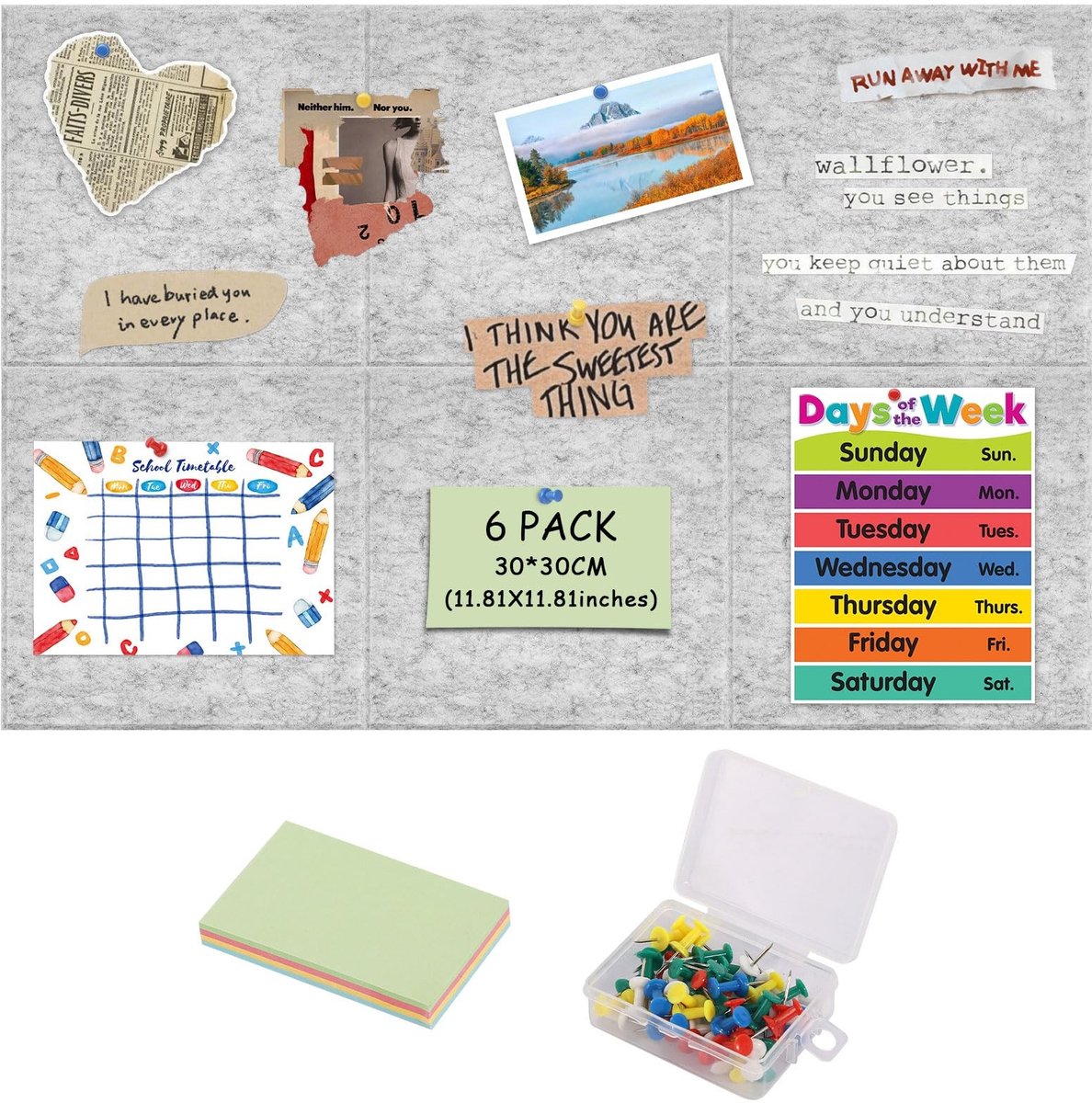 Omgoods - Prikbord - Multifunctioneel en Stijlvol Boodschapbord