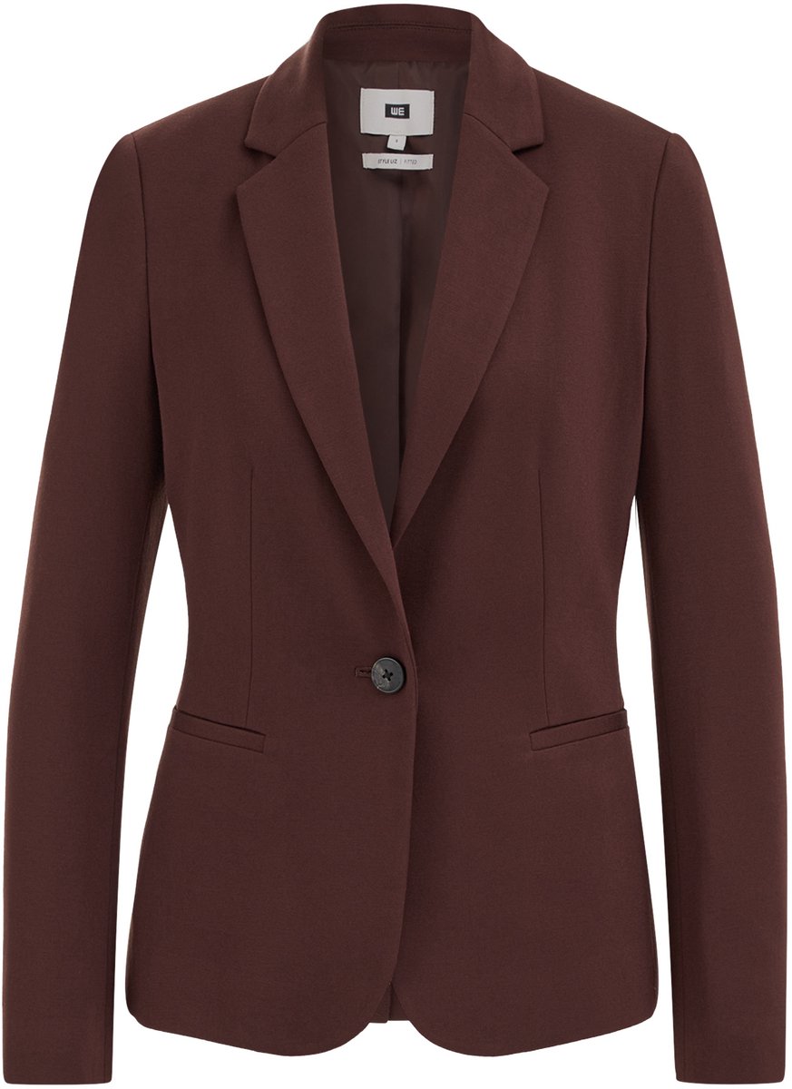 WE Fashion Dames getailleerde jersey stretch blazer