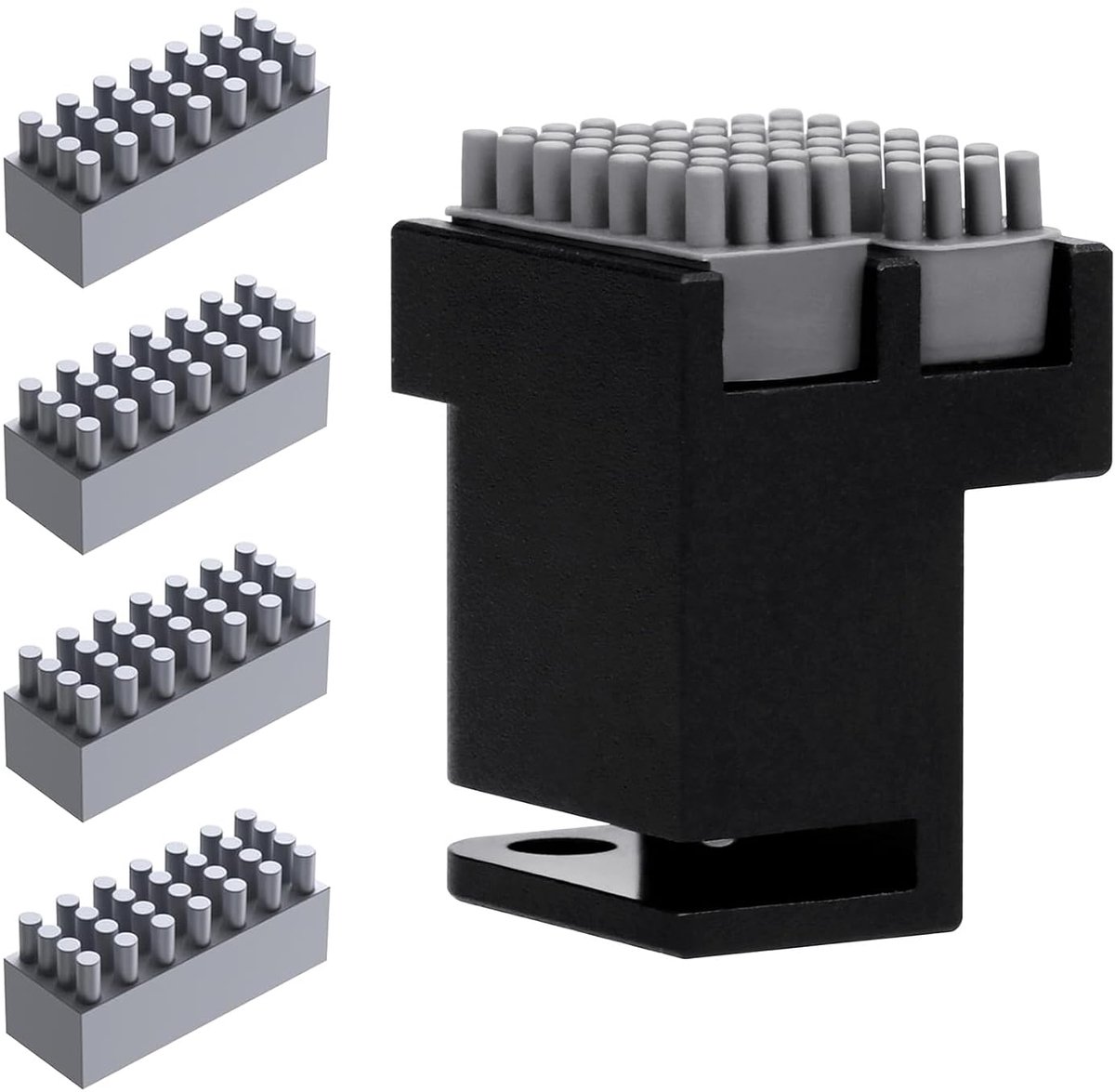 SnelShoppen - Panda Borstel PX met 4 Extra Siliconen Borstels, Siliconen Mondstukken, Reinigingsset voor 3D Printer, Verwarmingsbed, Geïnstalleerde Si