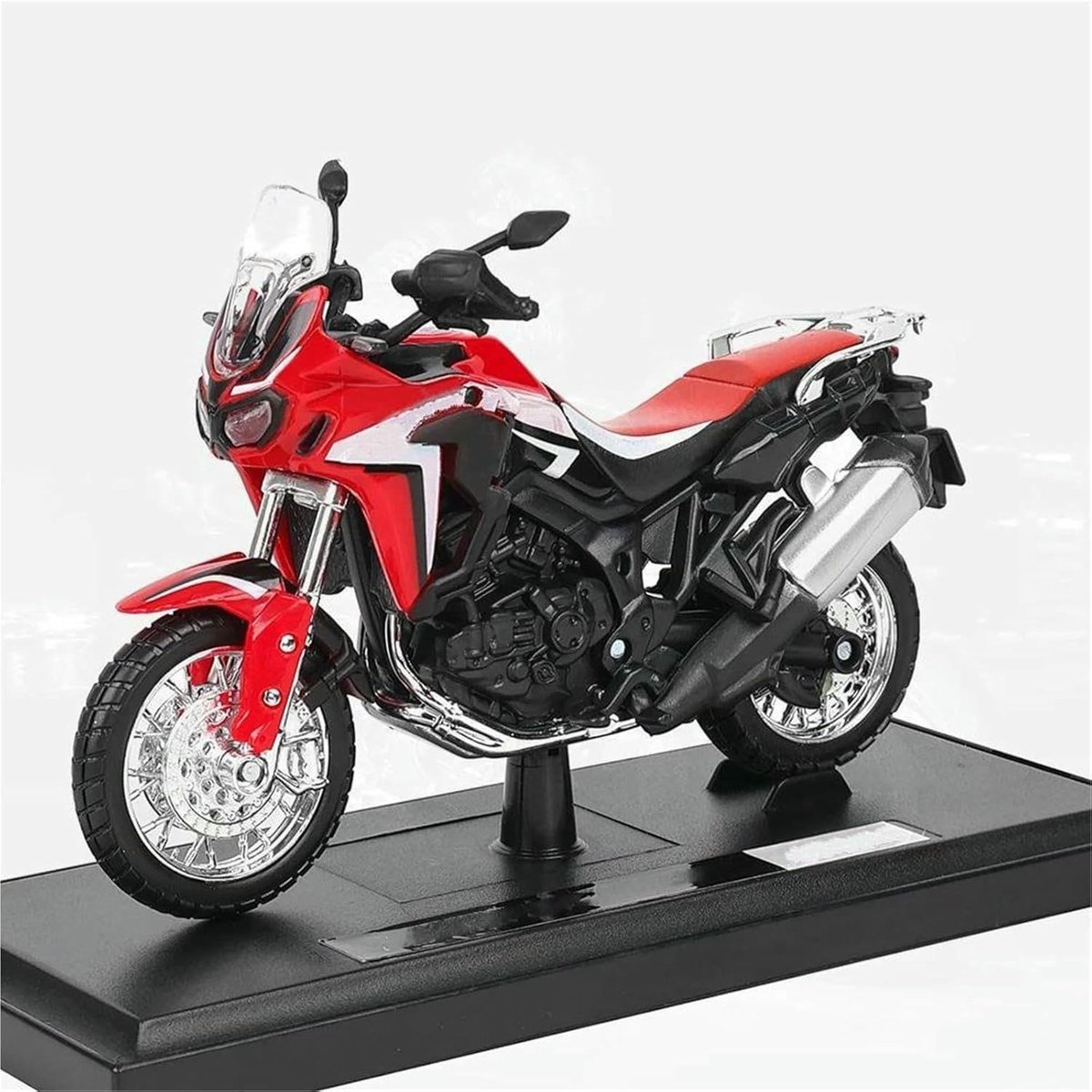 Motorfiets Model - Speelgoed Scooter - Decoratie en Verzameling - Schaal 1:18 - 100 g - Wit