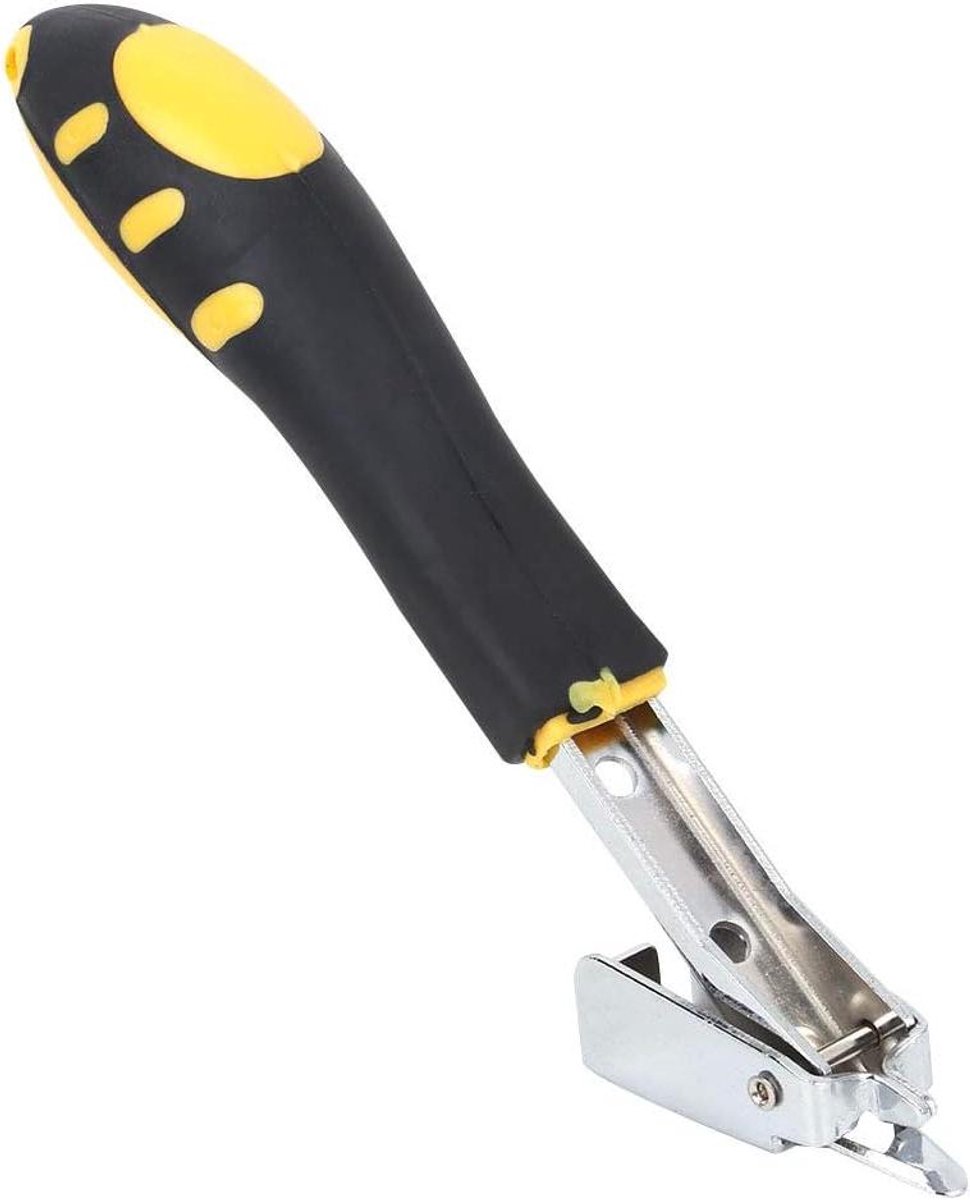 Handmatige Nietjesverwijderaar - Ontnieter Tool - Nietjes Verwijderen - Ergonomische Antislip Handgreep - 180 mm - Geel Zwart