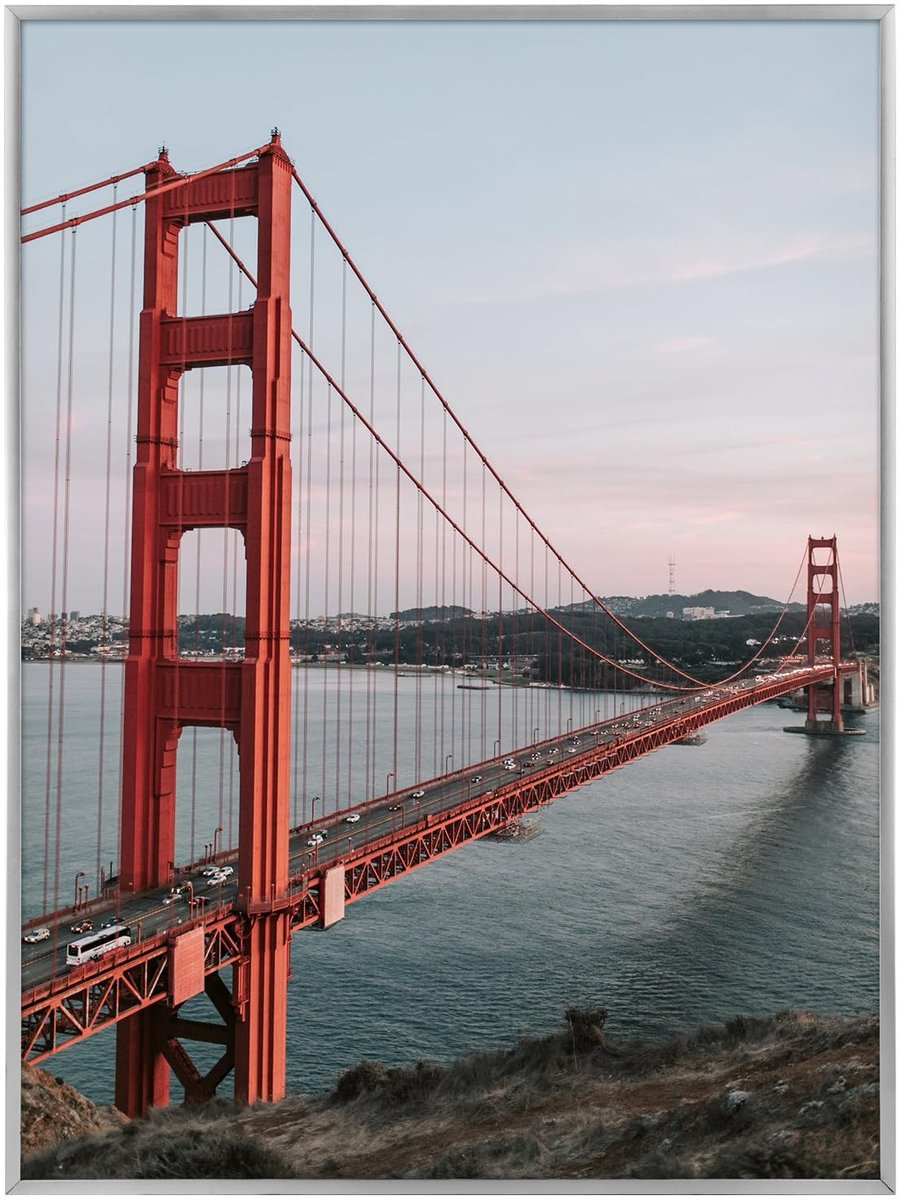 Omgoods - Aluminium Foto Frame 18x24 cm met Echt Glas