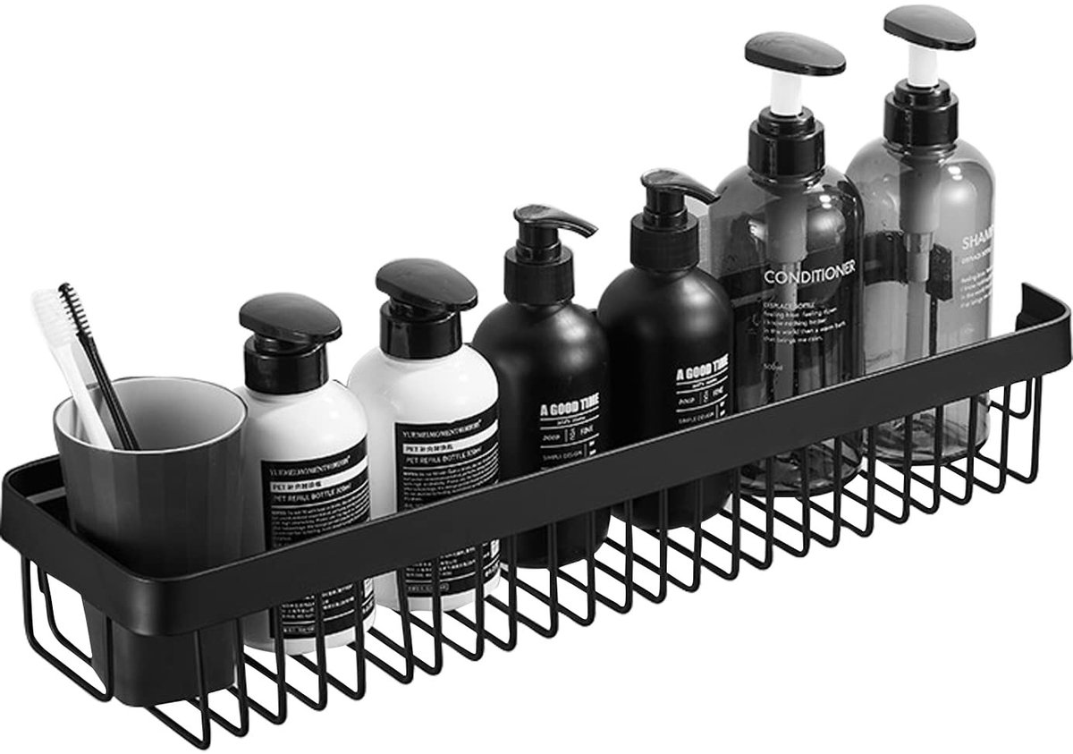 Omgoods - Douche Caddy met Sterke Zuignap, Wandplank voor Badkamer