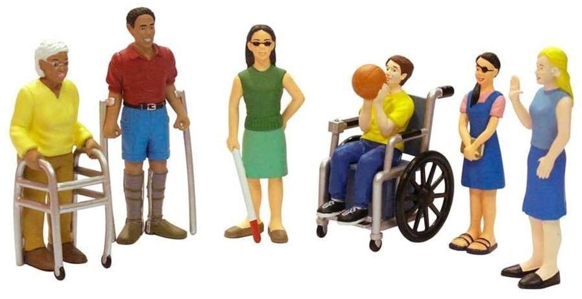 Omgoods - Miniatuur Figuren met Fysieke Beperkingen 12.5 cm