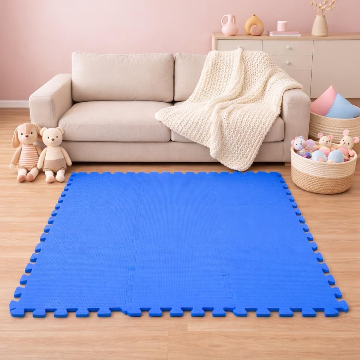 Omgoods - 9-Piece Baby Speelmat van EVA Schuim met Antislip Oppervlak