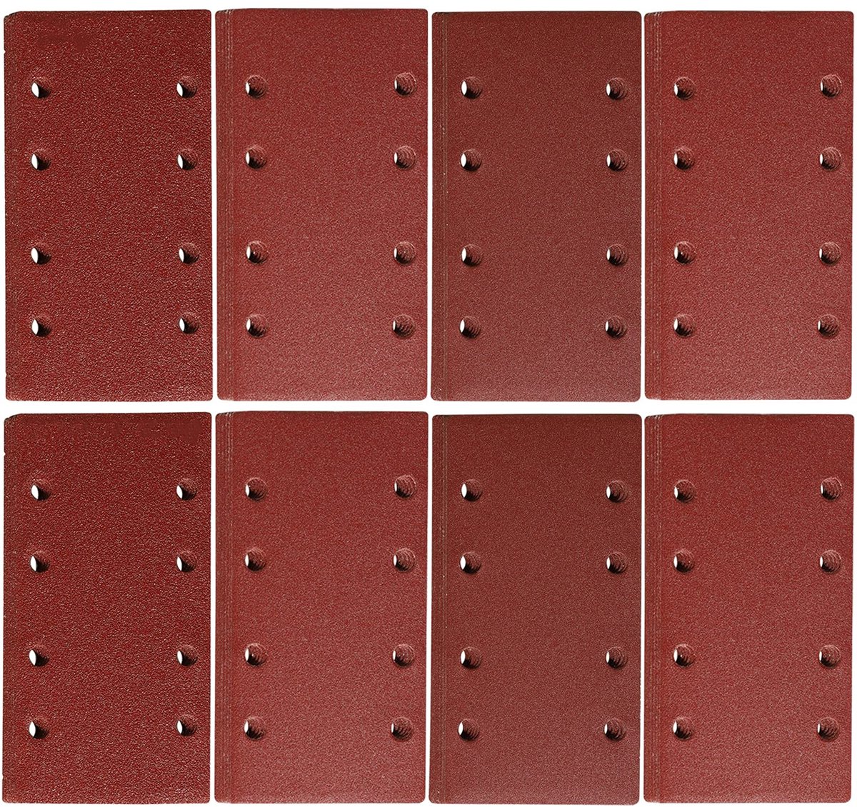 Omgoods - Set van 48 Schuurplaten voor Rechthoekige Schuurmachine