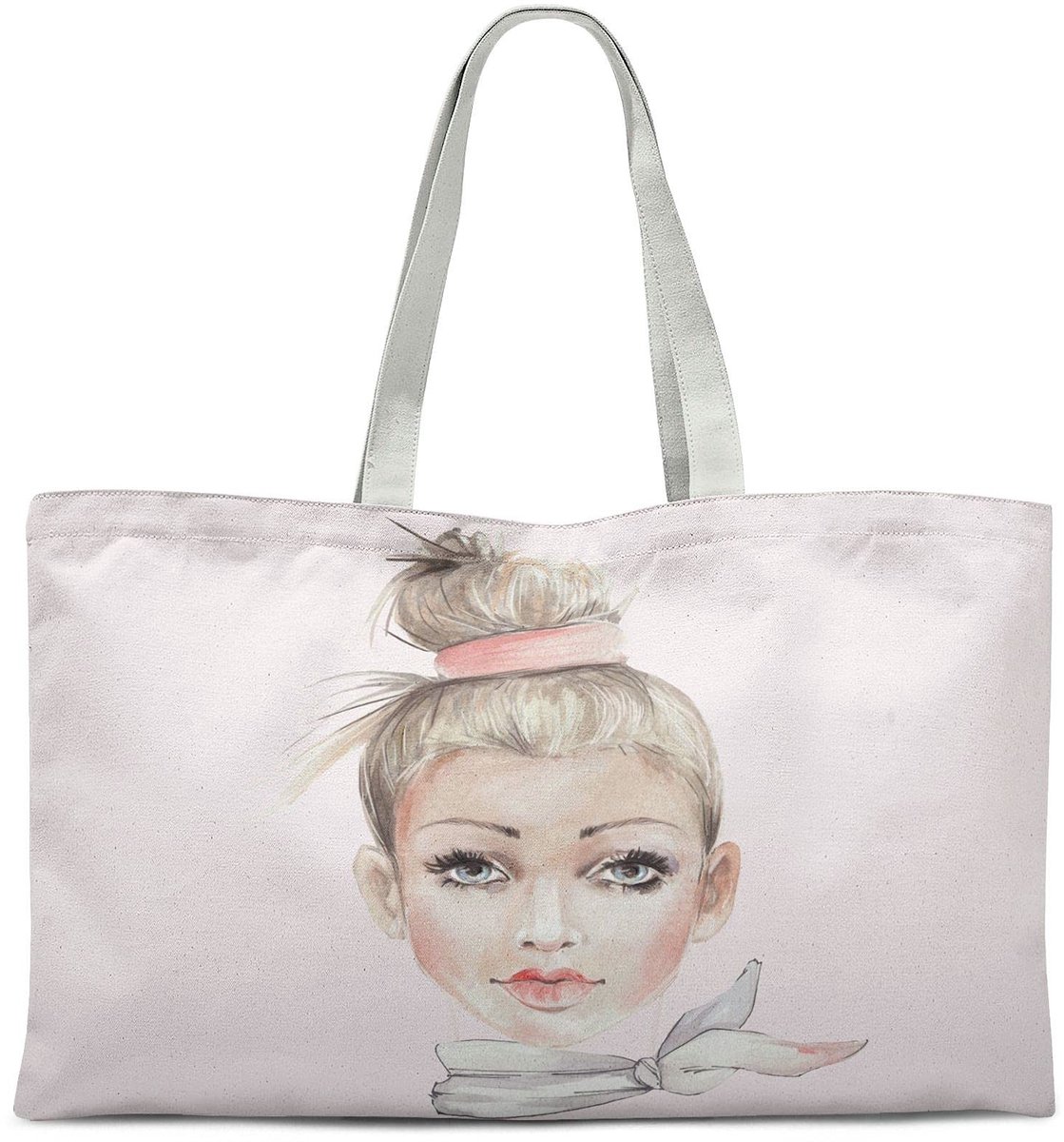 Omgoods - Herbruikbare Katoenen Tote Bag met Handvatten, 47x42cm