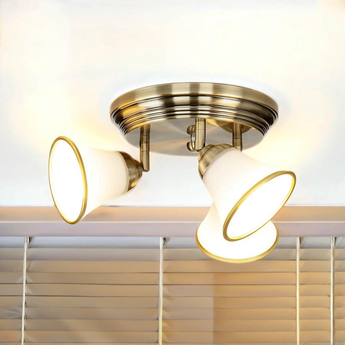 Omgoods - Decoratieve Plafondlamp voor Badkamer in Art Nouveau Stijl