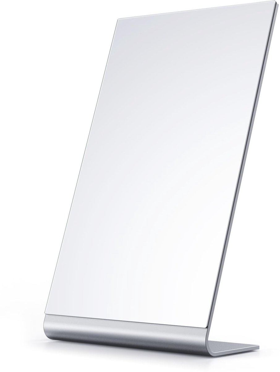Omgoods - Moderne Make-up Spiegel van Aluminium - 30 cm Rectangular