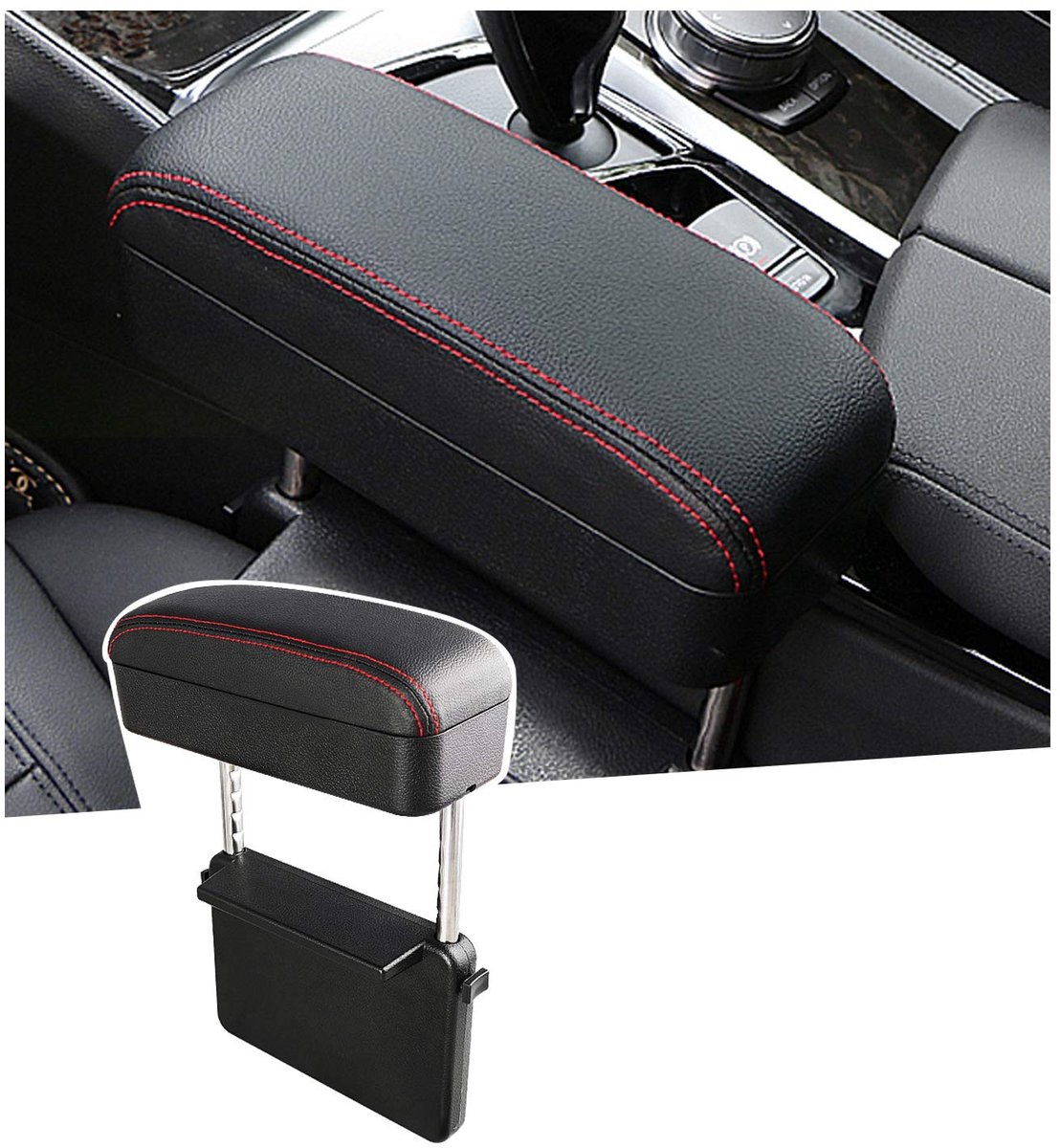 Omgoods - Universele Armsteun Organizer voor Auto met Comfortabel Elbow Support