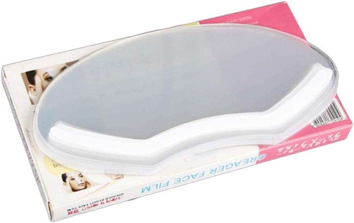 100st Salon transparante gezichtsmasker kapsel gezicht ogen schild beschermer duidelijk gezicht Cover | Transparante make-up kapper haarspray Shield Bang haar knippen gereedschap haar salon gezichtsbescherming masker