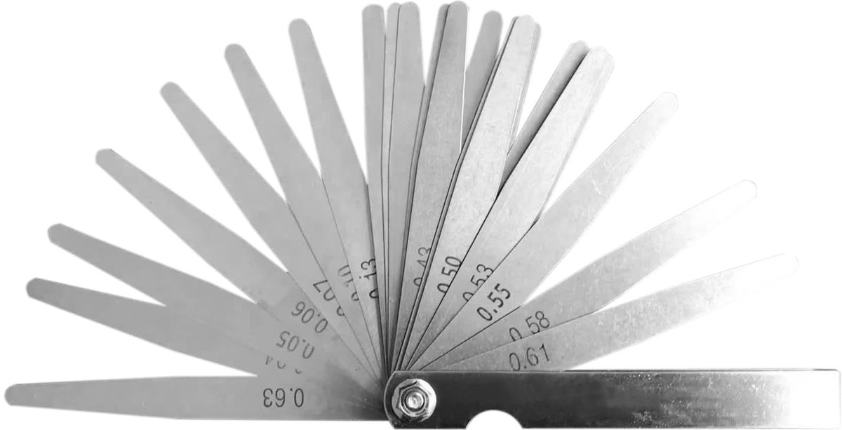SnelShoppen - 32-delige Mes, Sensor, Bougie Meetinstrument, Branddeur Meetinstrument, Metrisch Gereedschap, Sensor Gauge voor Klussen, Ideaal voor Kra