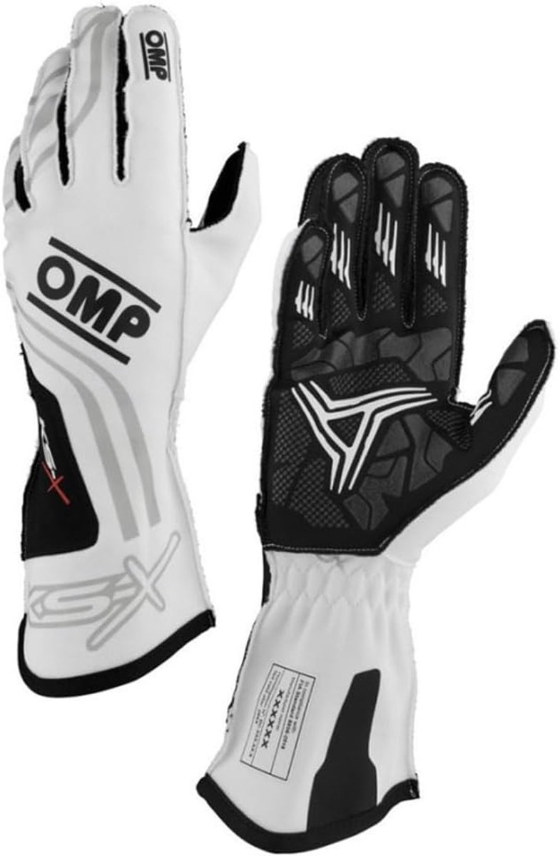 Racinghandschoenen Large - Wit - FIA 8877-2022 - Voor optimale grip en bescherming - ShopVlot