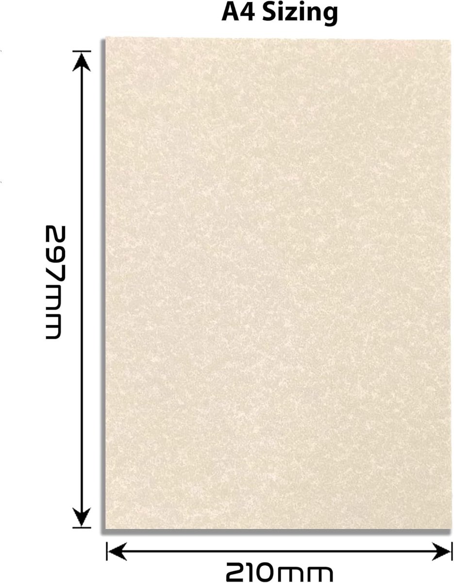 Perkament certificaatpapier, 50 vellen
