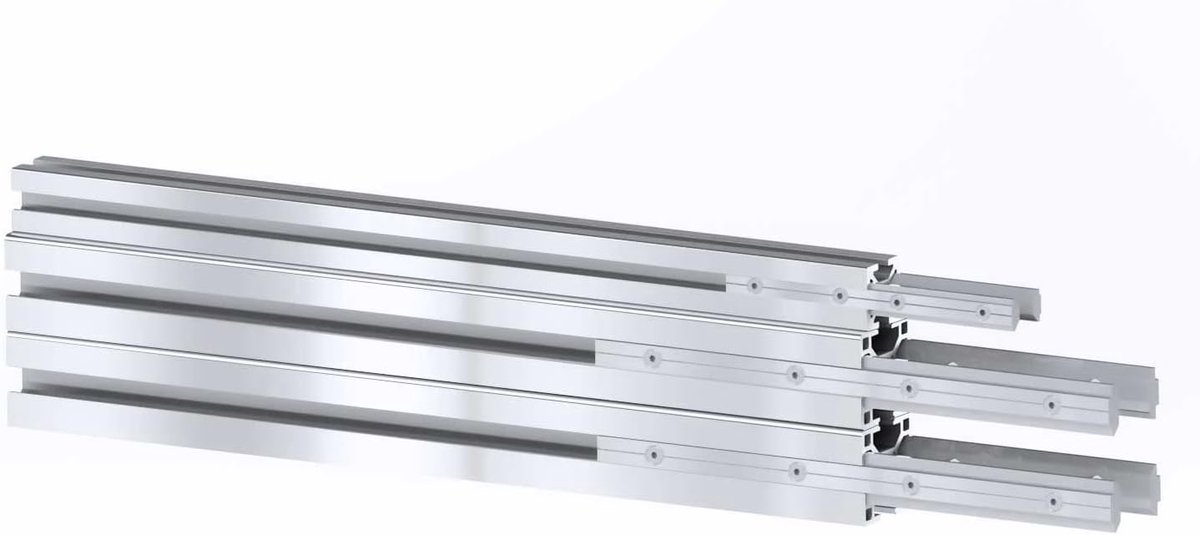 Zaagmachine aluminium profiel 31 cm - verlenging tot 122 cm - voor Macc - eenvoudig uitbreiden - ShopVlot