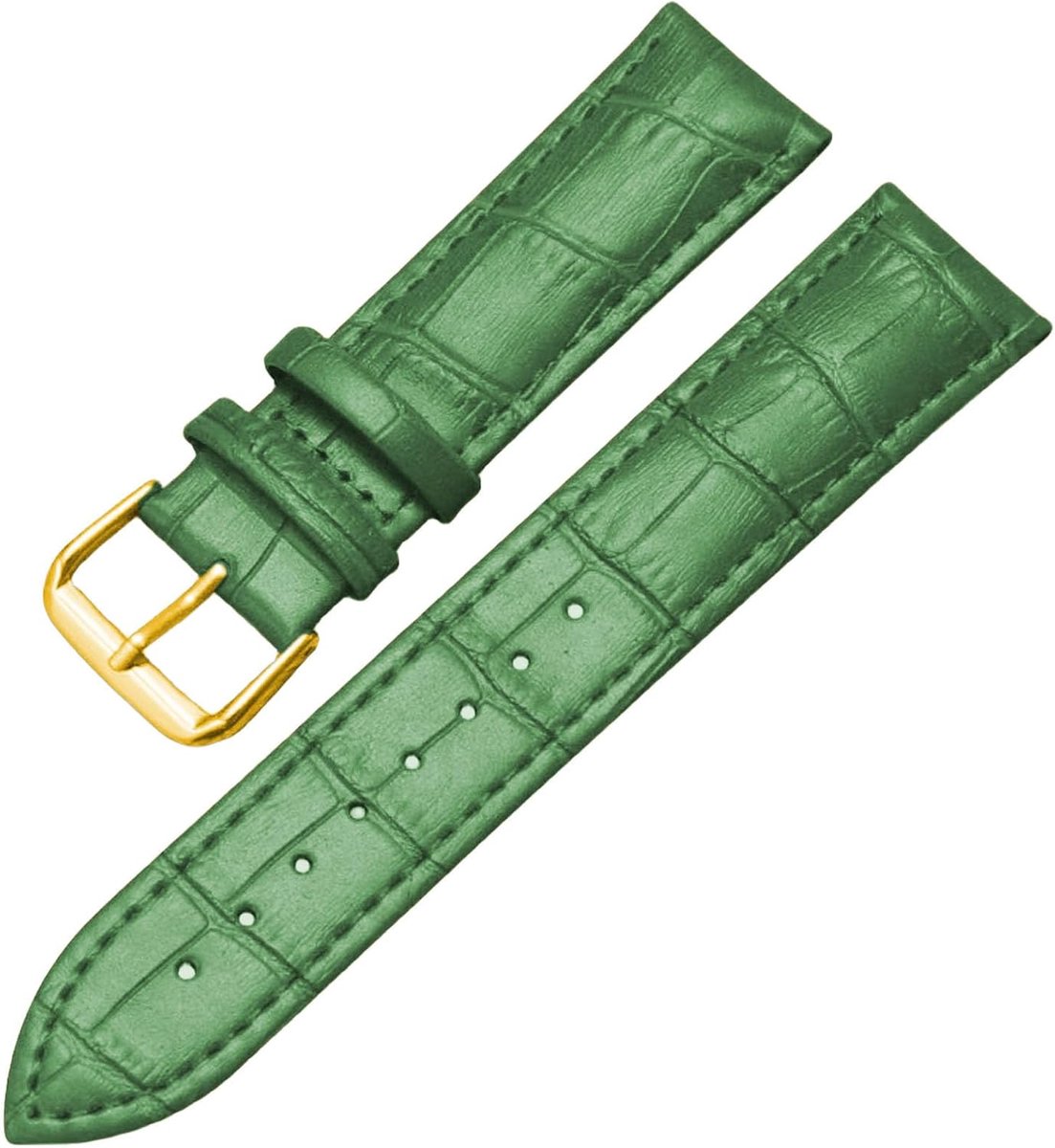 Horlogebanden voor Mannen Vrouwen, Quick Release Zachte Kalfsleer Alligator Reliëf Lederen Vervangingsband 12mm 13mm 14mm 15mm 16mm 17mm 18mm 19mm 20mm 21mm 22mm 23mm 24mm