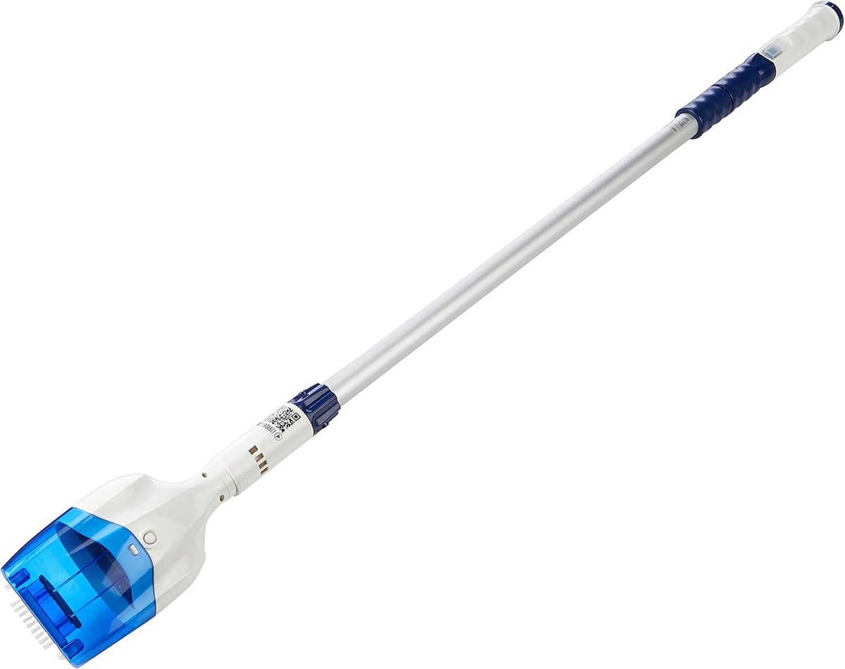 SnelShoppen - Draadloze Elektrische Poolreiniger 17 L/H, Compact en Lichtgewicht, Voor Zwembaden tot 1.2 m Hoog, Blauw, Ideaal voor Tuin en Spa