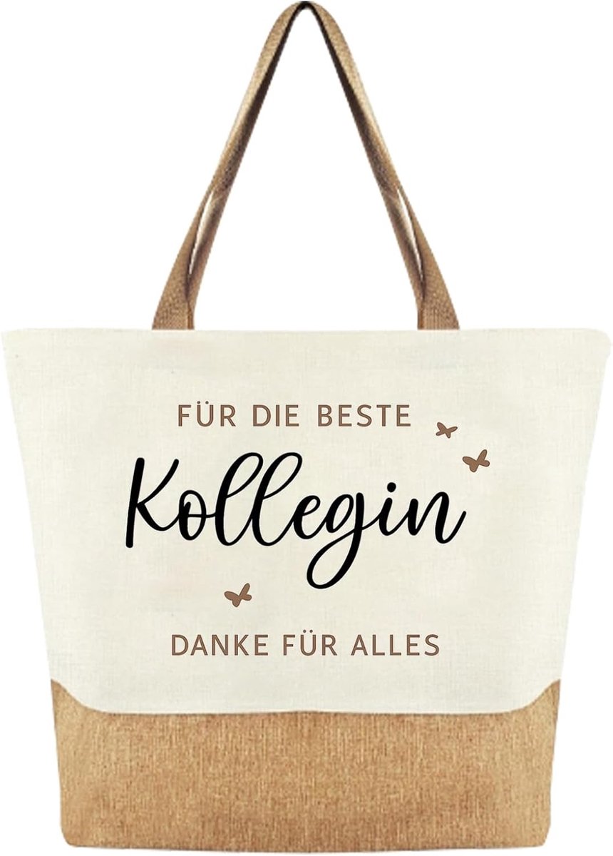 tas voor collega's, afscheidsgeschenk collega's, afscheid collega