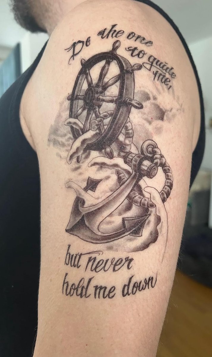 Tijdelijke anker tatoeage Tijdelijke zeeman tatoeage th482