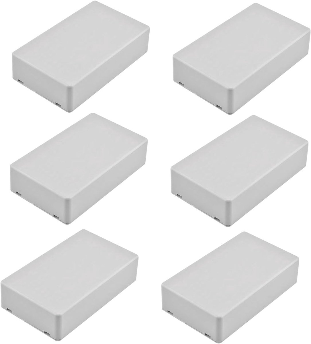 6 Waterdichte Projectdozen 98×58×24Mm Voor Elektrische Bedrading DIY | Afgesloten Kabelaansluitbehuizing Voor Kleine Elektronica En Doe-Het-Zelf Schakelingen