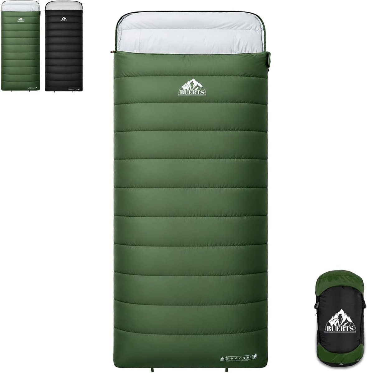 Slaapzak Ultralicht 3 Seizoenen - Grote Maat 220 x 85 cm - 500 g Donsvulling - Ideaal voor Hiking - ShopVlot