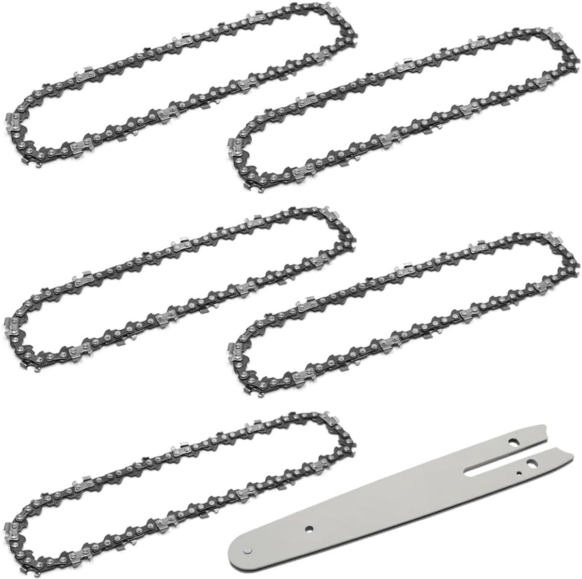 Zaagkettingen 6 inch 37TG mini-kettingzaag met rail voor het snijden van takken in de tuin