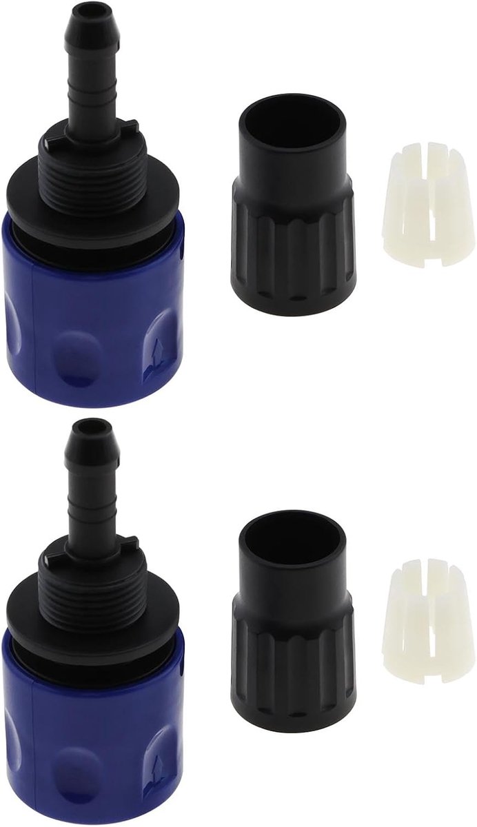 Lord of the Tools 2 Sets Vrouwelijke Slang Einde Connector Tuinslang Tap Quick Connector Slang Pijpfittingen Vervanging Kit voor Uitbreiding Slangen Adapter Pijp Irrigatie Fitting Blauw