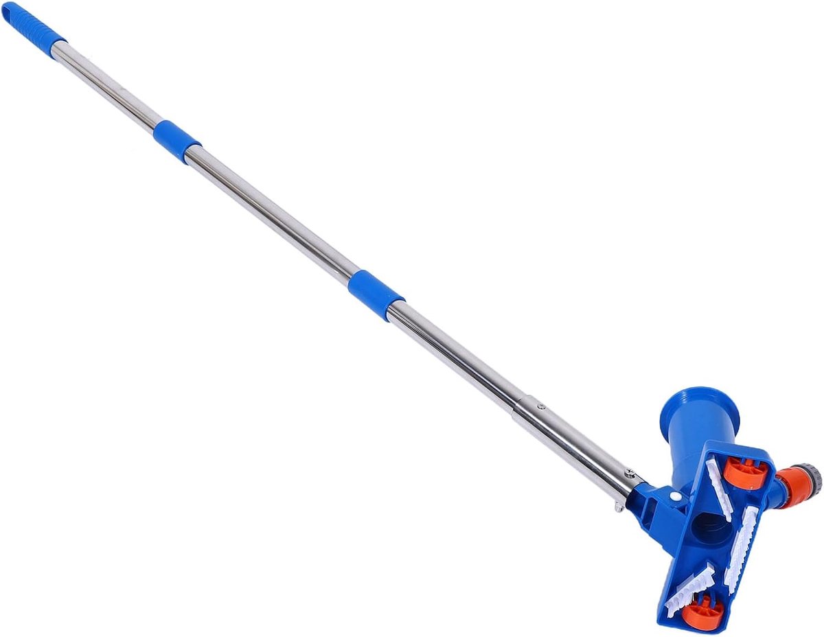 Zwembad Stofzuiger – Poolreiniger Jet Vac – Zwembad Onderhoud – Waterdruk Aangedreven – 225 cm – Grijs