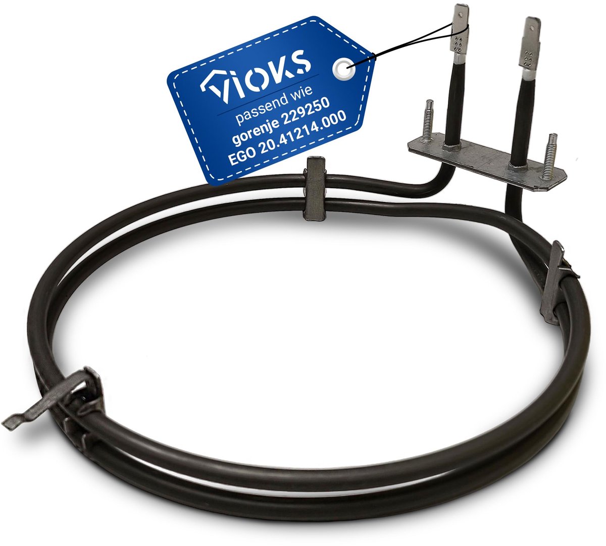 SnelShoppen - VIOKS Verwarmingselement 2100 W 230 V Vervangingsonderdeel voor Oven, Fornuis, Heteluchtverwarming, Convectieverwarming, Keukenaccessoir