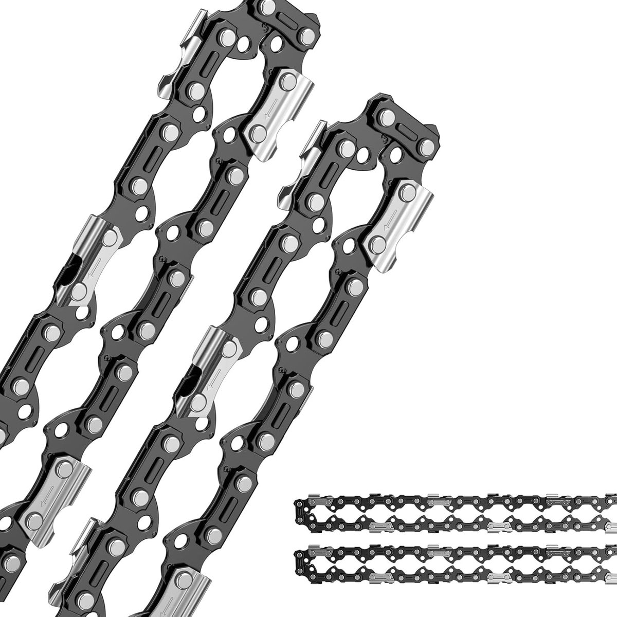 2 zaagketting 3/8LP 40 aandrijfschakels 1.3mm 10inch 25cm 050