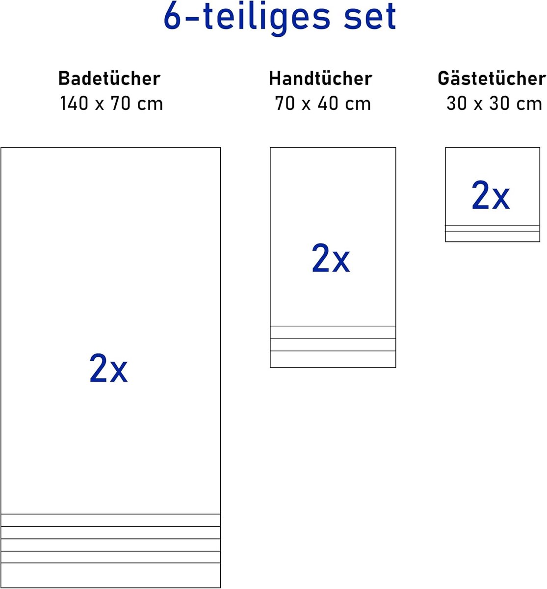 SnelShoppen - Luxe Handdoekenset 550 g/m² | 100% Katoen Badhanddoeken, Gastendoeken & Handdoeken | Set van 6 | Oeko-Tex® 100 | Burgondisch Rood voor B