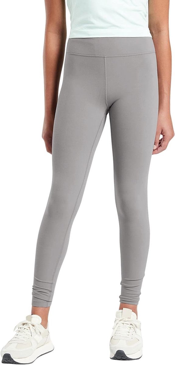 Leggings voor meisjes, yogabroek, effen, joggingbroek, hardloopbroek, sportbroek, trainingsbroek, basic, elastisch, ondoorzichtige broek voor kinderen