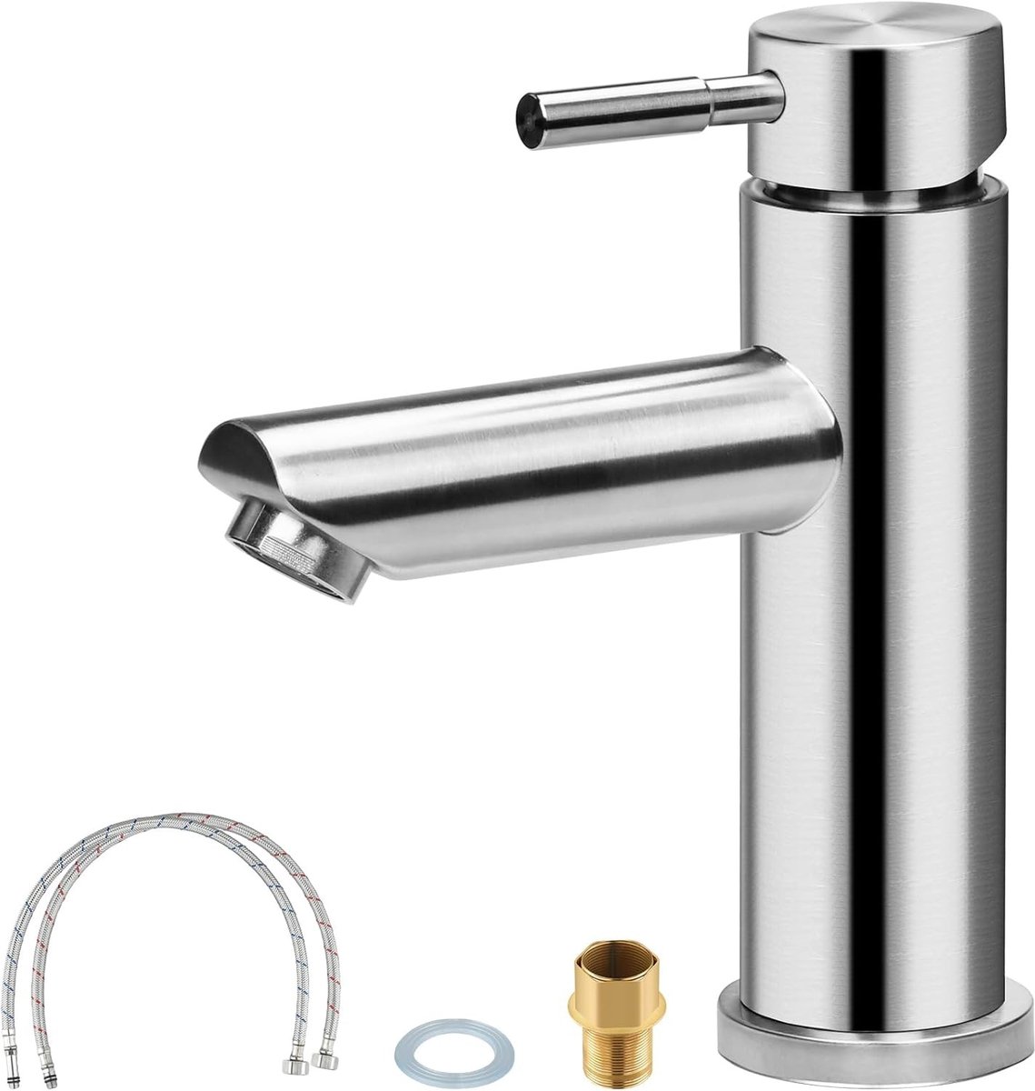 Wastafel Kraan RVS Koud & Warm Water Mixer Tap voor Badkamer