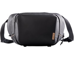 OneGo Solo V2 schoudertas voor camera, professionele camera, schoudertas voor heren, Solo V2, zwart, 6L