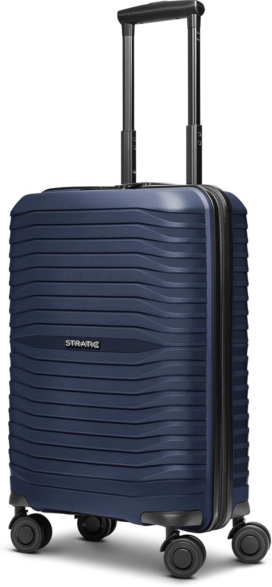 Harde Koffer S (55cm) - Donkerblauw - Lichtgewicht 2,7 kg - Ideaal voor korte trips - ShopVlot