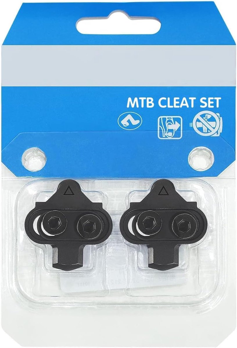 Fietsschoenplaten compatibel met Shimano SPD SH51 SH56 klikpedalen Cleats - Spin Peloton Indoor Cycling Clips & Mountain MTB Bike fiets Cleat Clips Set