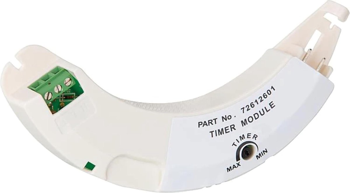 iCON Afvoerventilator-accessoires, plug-in module met instelbare timer (1-30 minuten), voor iCON 15, iCON 30 & iCON 60 ventilator