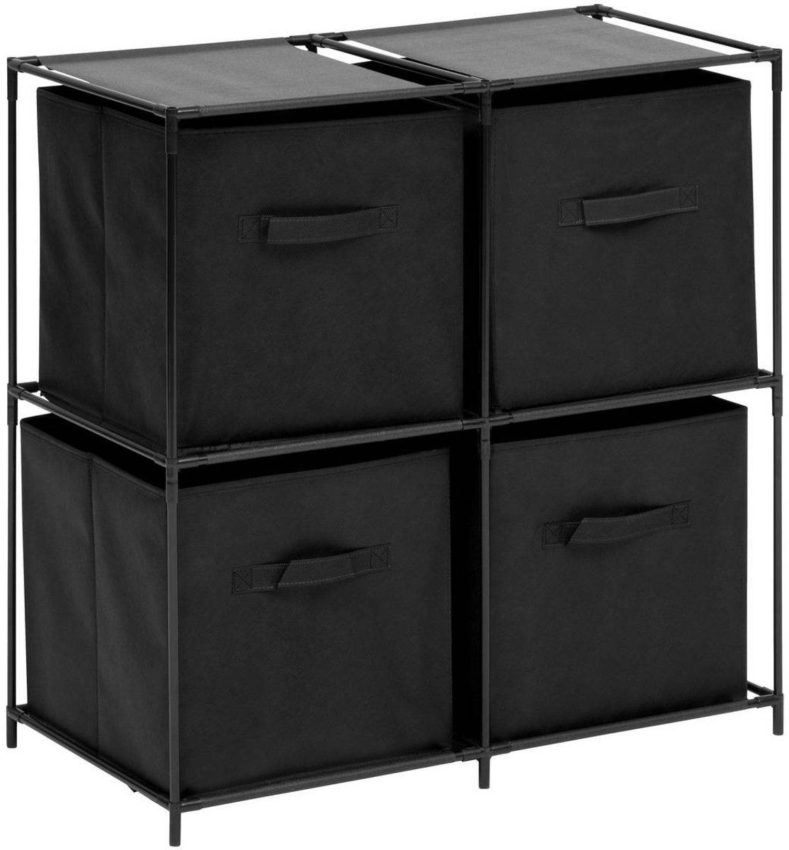 Metalen plank met 2 niveaus en 4 manden MIX'N MODUL